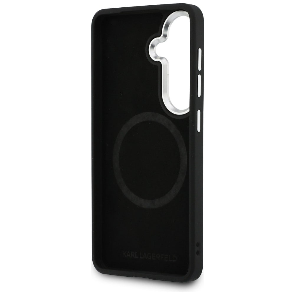 Karl Lagerfeld Perforeret KL MagSafe-etui til Samsung Galaxy S26 - Brun