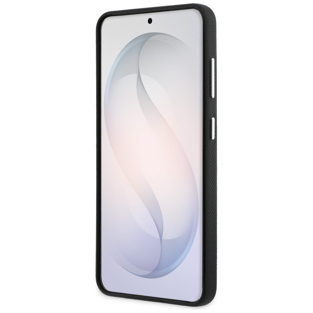 Karl Lagerfeld Saffiano Double Heads metaltaske til Samsung Galaxy S26+ - Sort