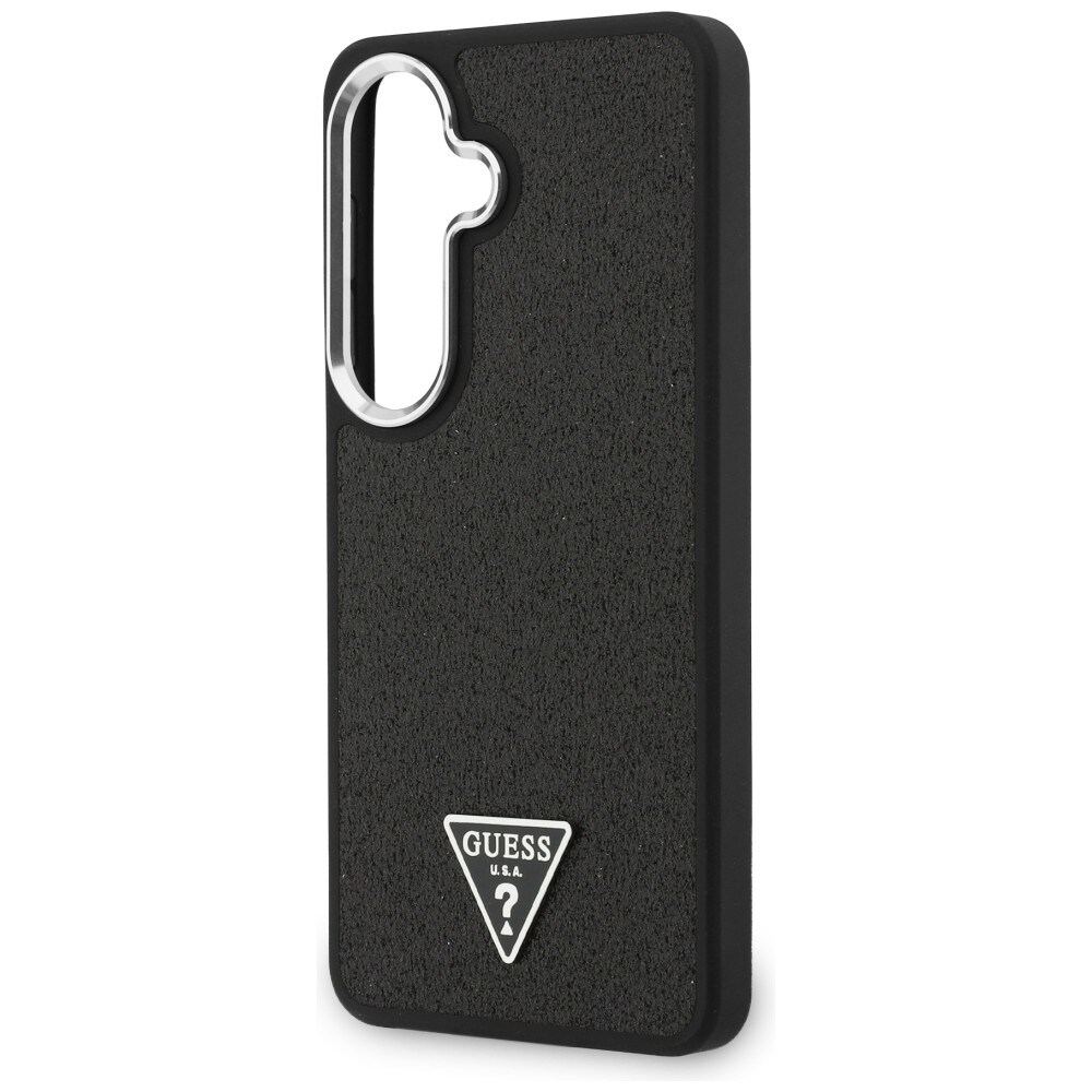 Guess Fast Glitter Triangle MagSafe-etui til Samsung Galaxy S26+ - sort