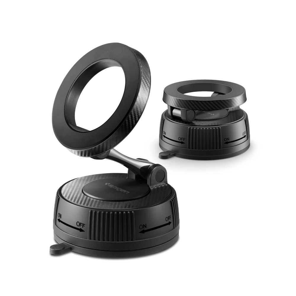 Spigen MFT36 MagSafe bilholder til instrumentbræt/vindskærm - sort