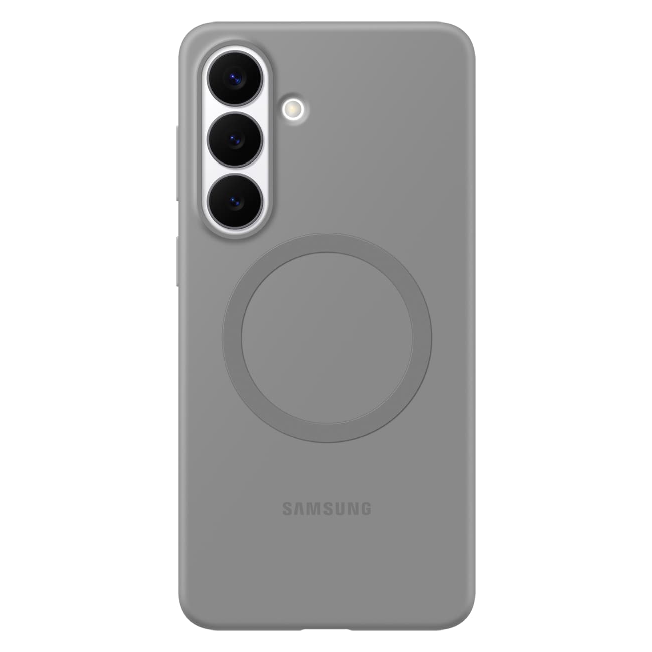 Samsung Silikone Magnet Etui til Samsung Galaxy S26, MagSafe-kompatibel - Grå