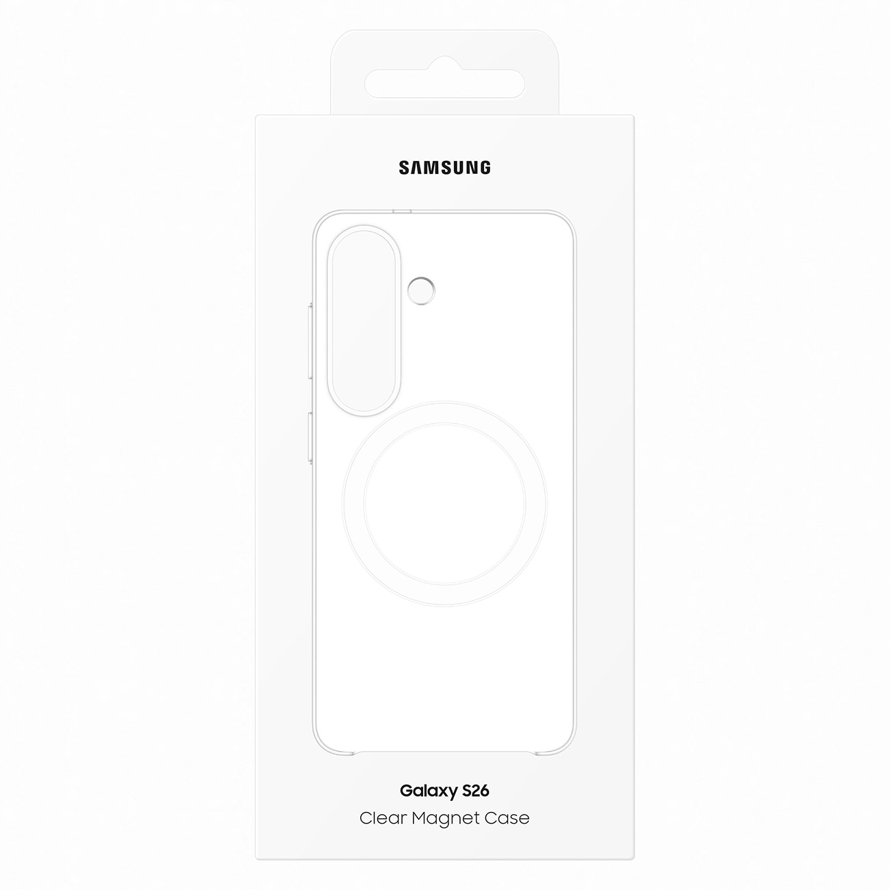 Samsung Klar Magnet taske til Samsung Galaxy S26 kompatibel med MagSafe - gennemsigtig