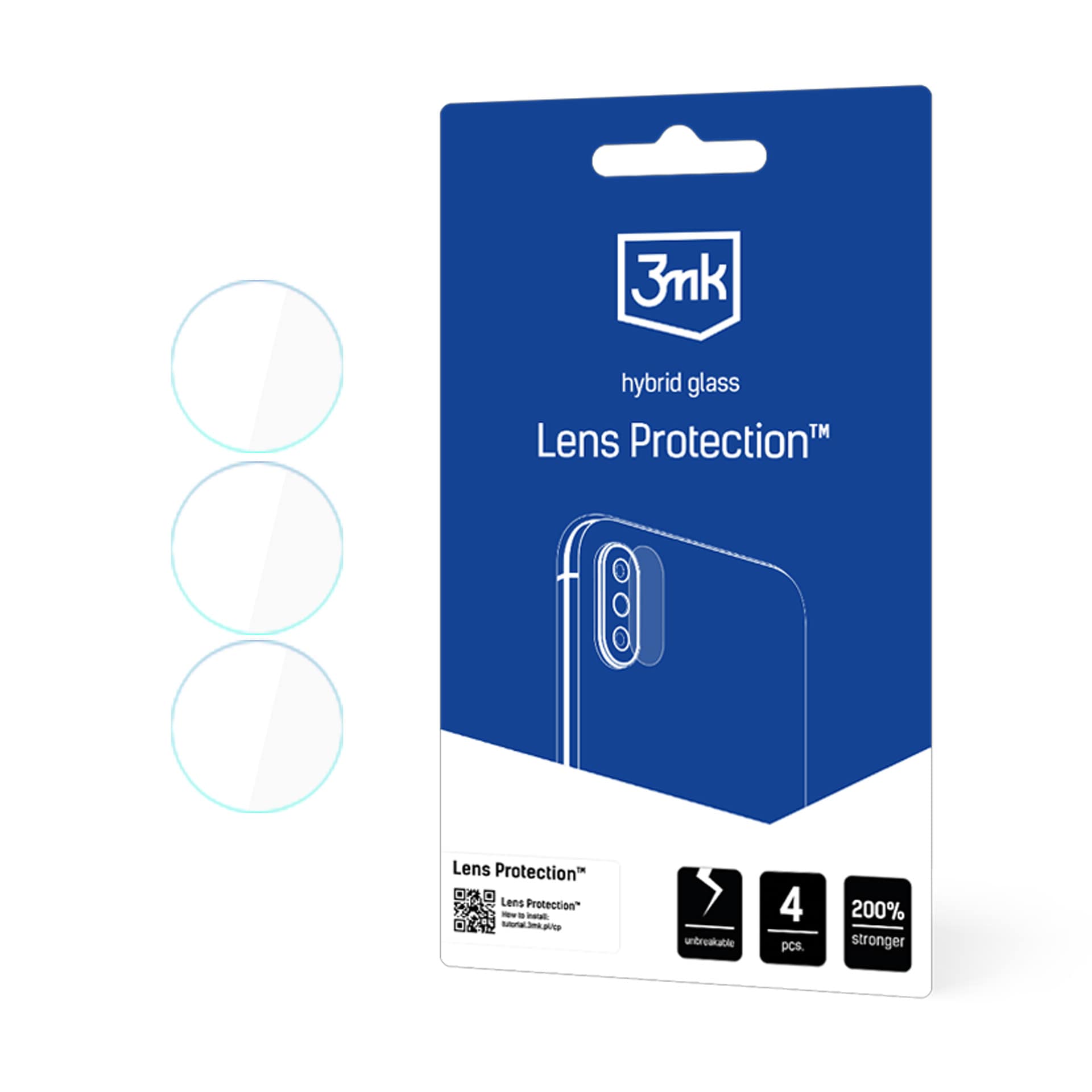 3mk Lens Protection™ Hybrid-kameralinseglas til Samsung Galaxy S24 FE