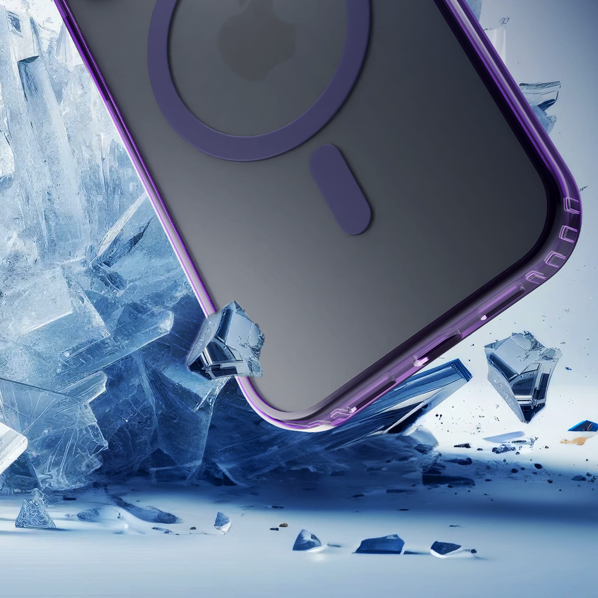 3mk Frosty MagCase Lilla taske til Apple iPhone 15 Pro Max - lilla