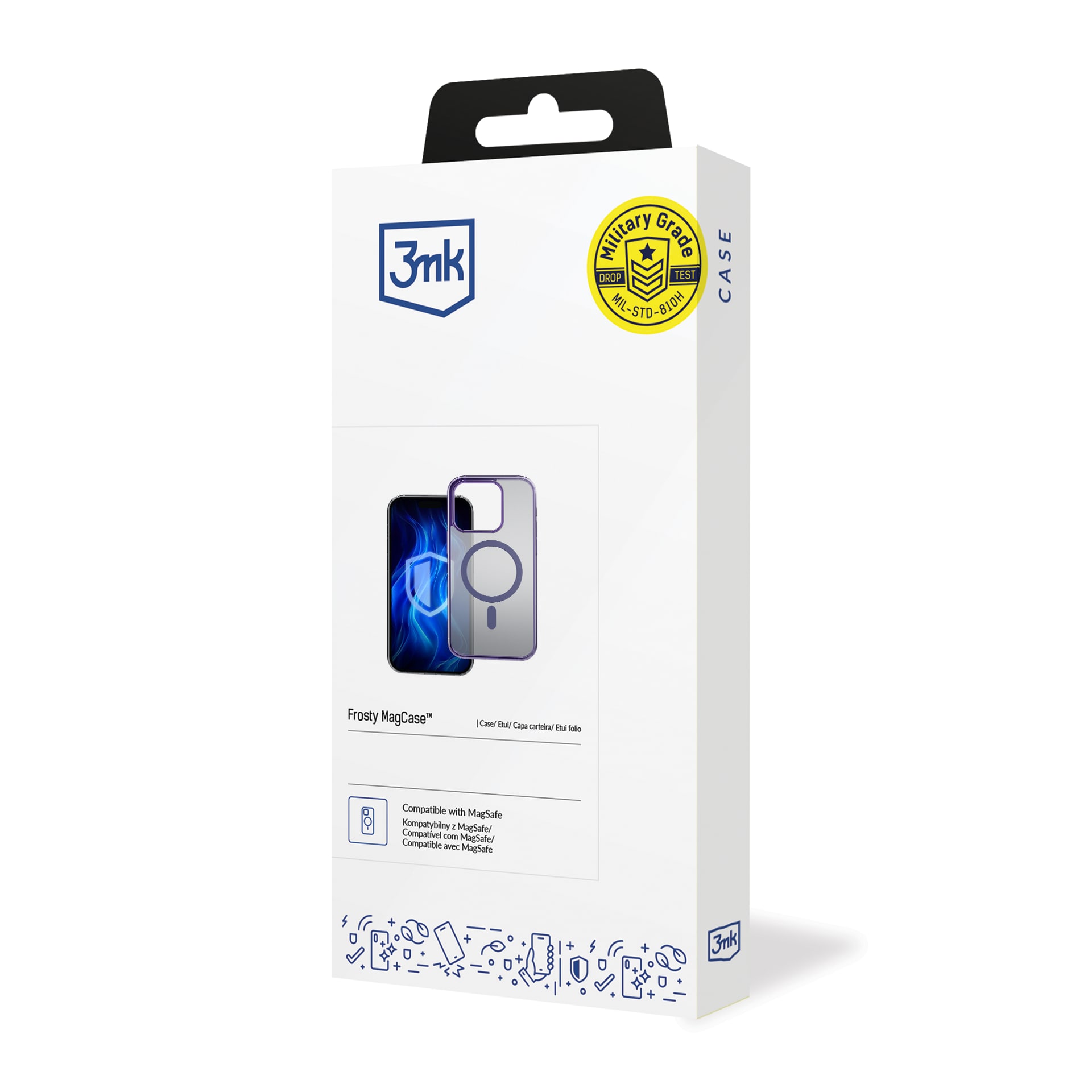 3mk Frosty MagCase Lilla taske til Apple iPhone 15 Pro Max - lilla