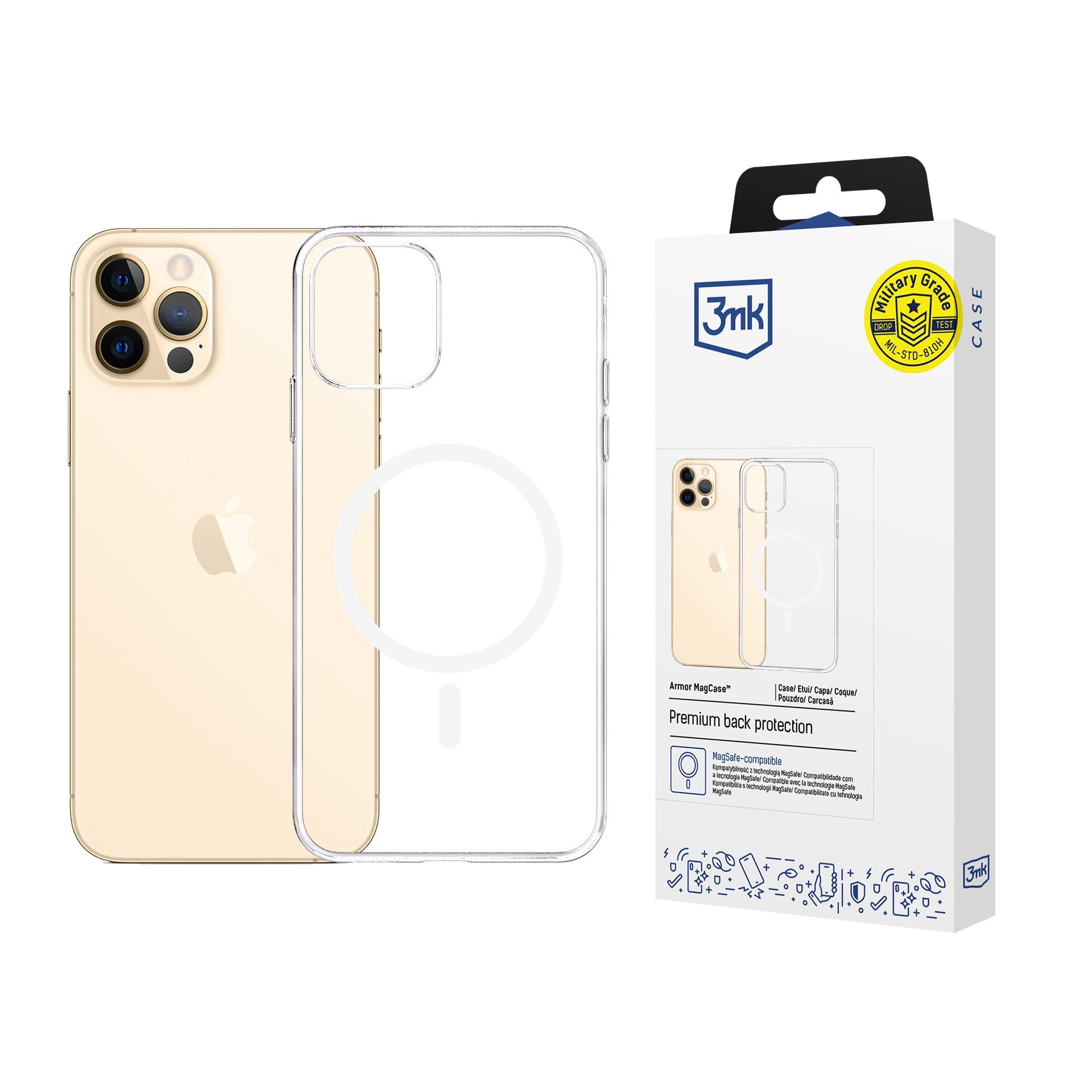 3mk Armor Magcase til iPhone 12 Pro Max - Gennemsigtig