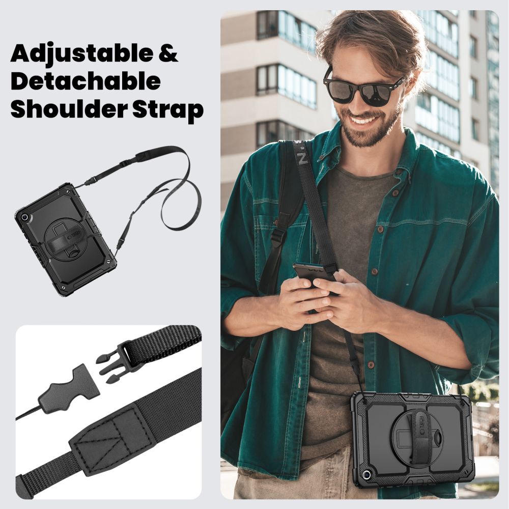 Tech-Protect Solid Case for Samsung Galaxy Tab A9+/A11+ 11.0 X210/X215/X216/X230/X235/X236 - Black