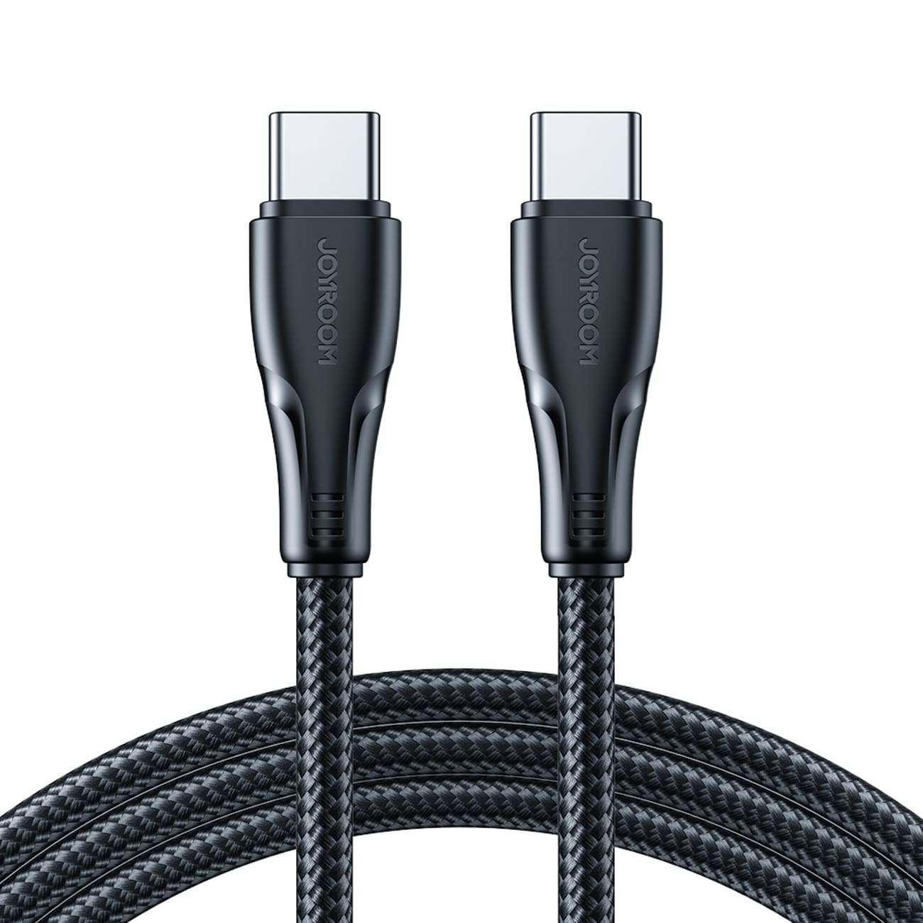 Joyroom S-A11 Surpass-kabel 60W USB-C - USB-C 0,25 m - sort
