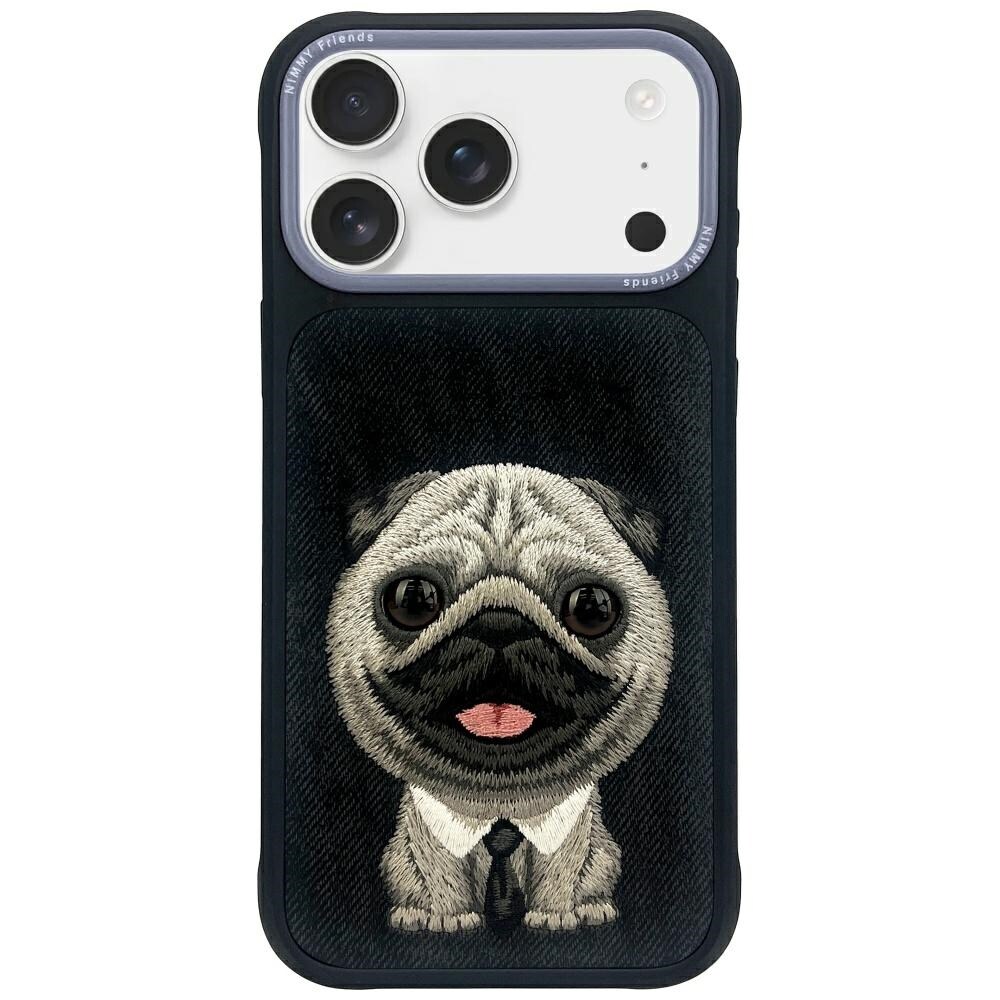 Nimmy Big Eyed Pet 2.0 Hundetaske til iPhone 17 Pro Max - Sort