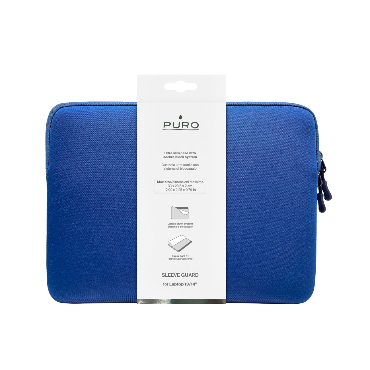 Puro Slim Guard 14" taske til bærbar computer - blå
