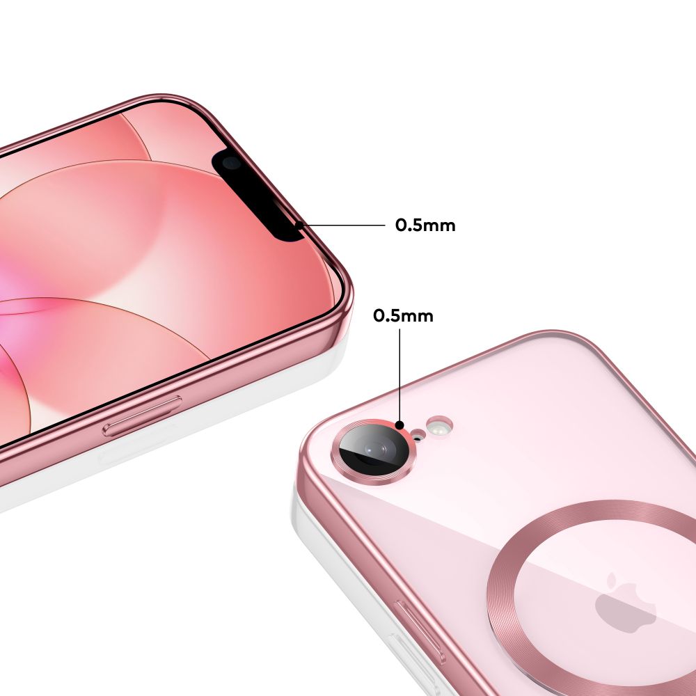 Tech-Protect MagFlex MagSafe-etui til iPhone 16e / 17e - Pink