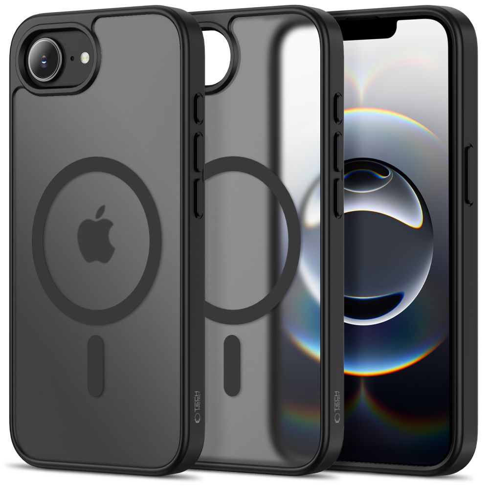 Tech-Protect BasicMag MagSafe-etui til iPhone 16e / 17e - Sort