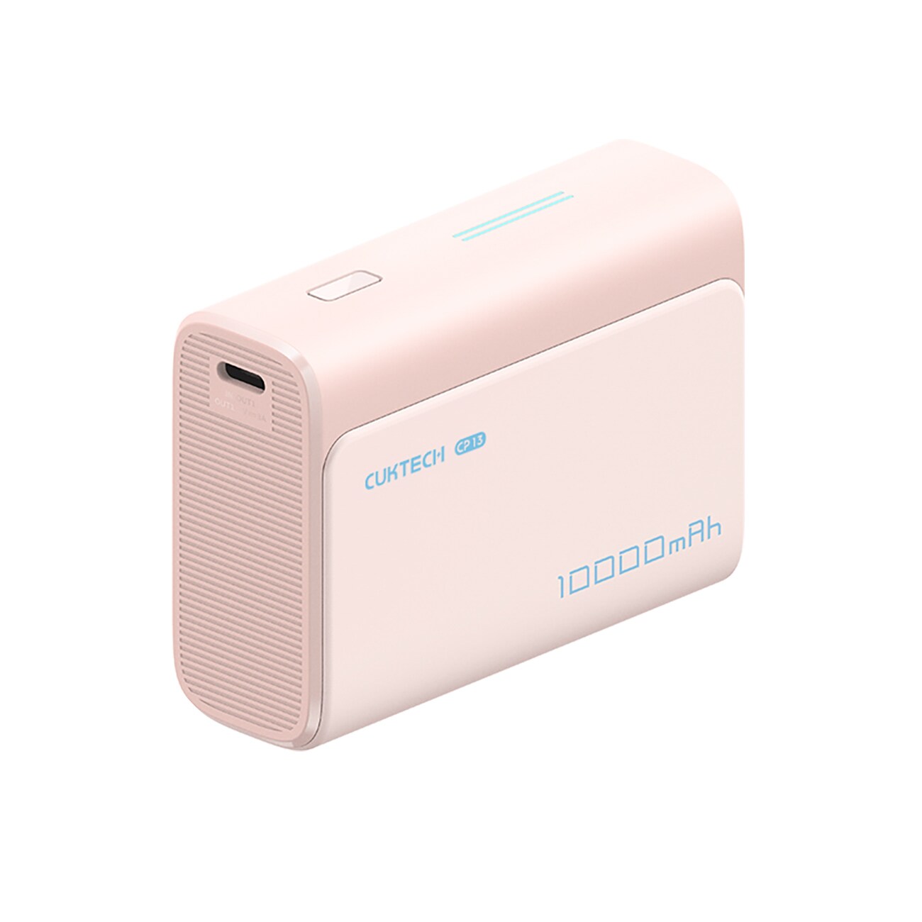Powerbank Cuktech CP13 30W 10000mAh USB-C + USB-A - pink