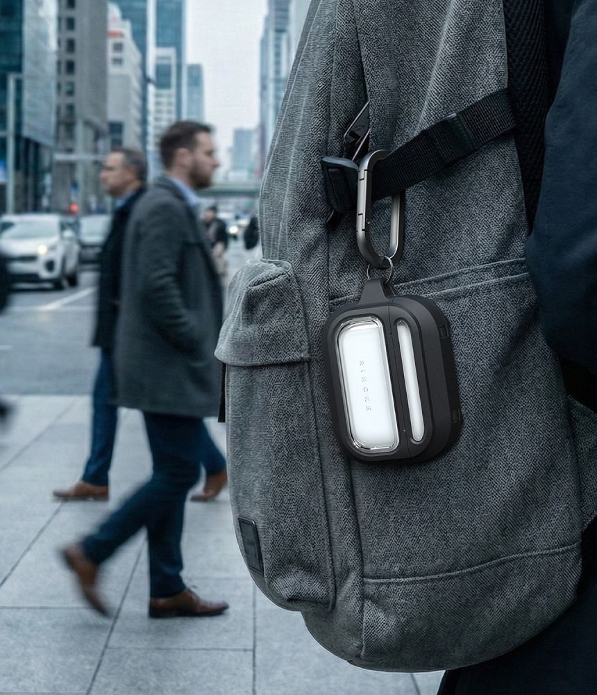 Ringke UX magnetisk etui til AirPods Pro 3 - sort og klar
