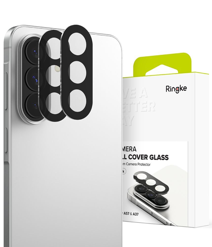 Ringke Camera Full Cover 2-Pack til Samsung Galaxy A37/A57 5G - Sort