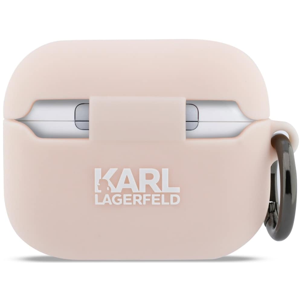 Karl Lagerfeld Chaupette Head 3D-etui i silikone til AirPods Pro 3 - Pink