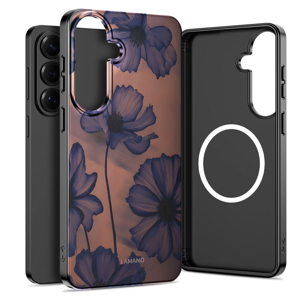 Tech-Protect Lamano MagSafe-etui til Samsung Galaxy A57 5G - Brun og lilla