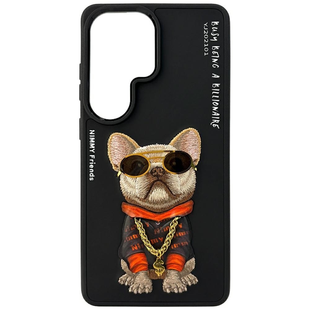 Nimmy Glasses Cool Dog-etui til Samsung Galaxy S26 Ultra - Sort