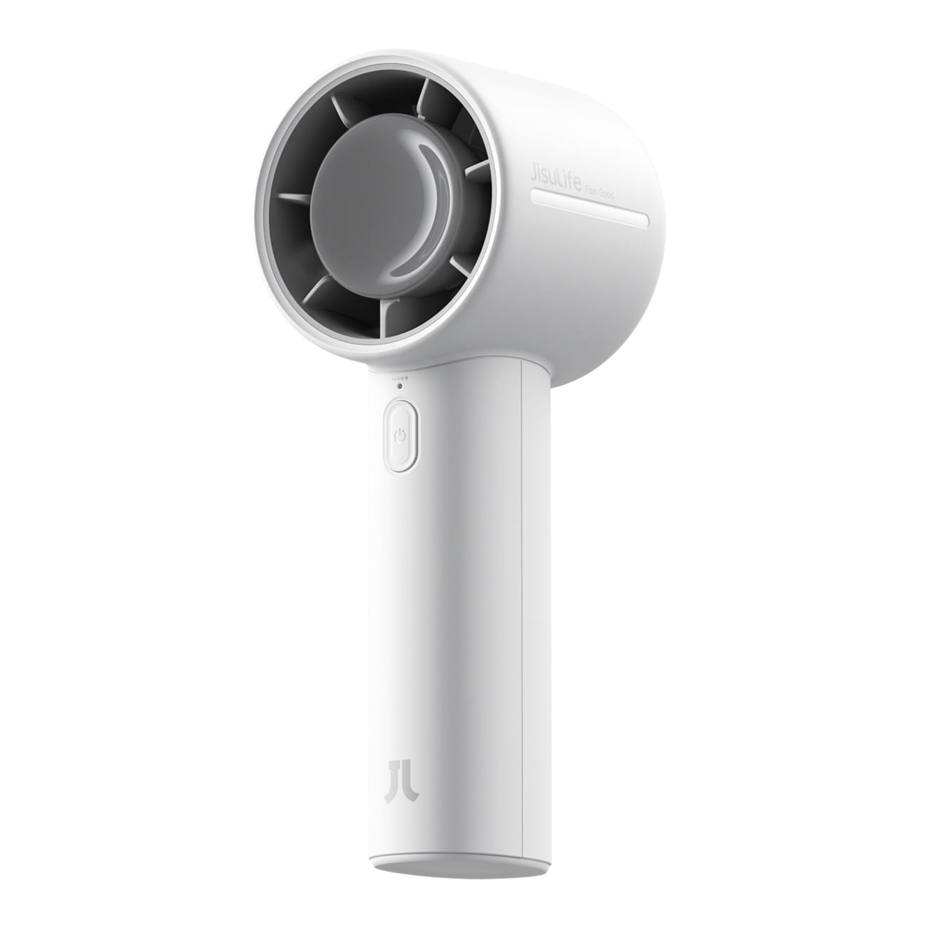 Jisulife håndholdt ventilator 10 4000mAh bærbar USB ventilator - grå