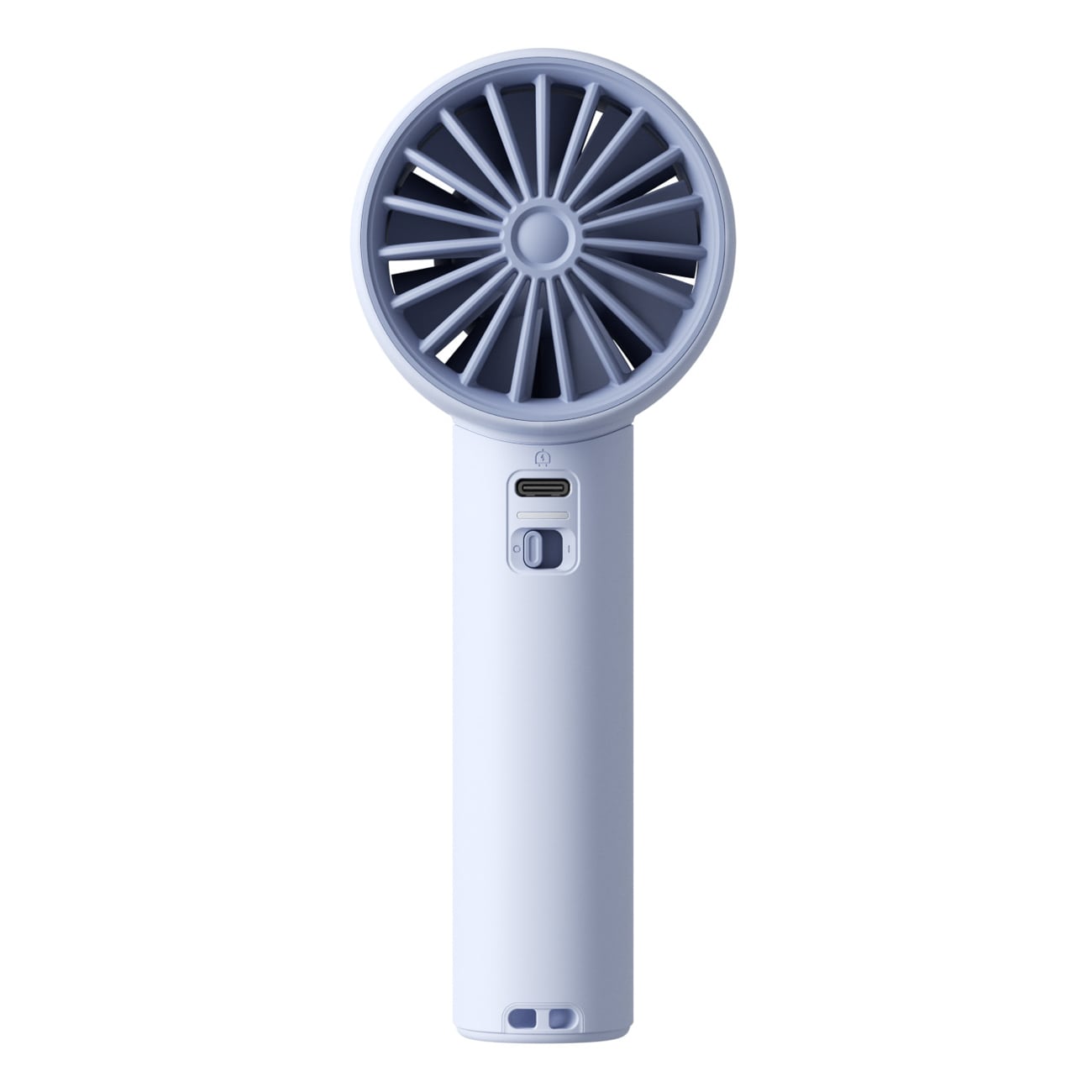 Jisulife håndholdt ventilator 10 4000mAh bærbar USB ventilator - blå