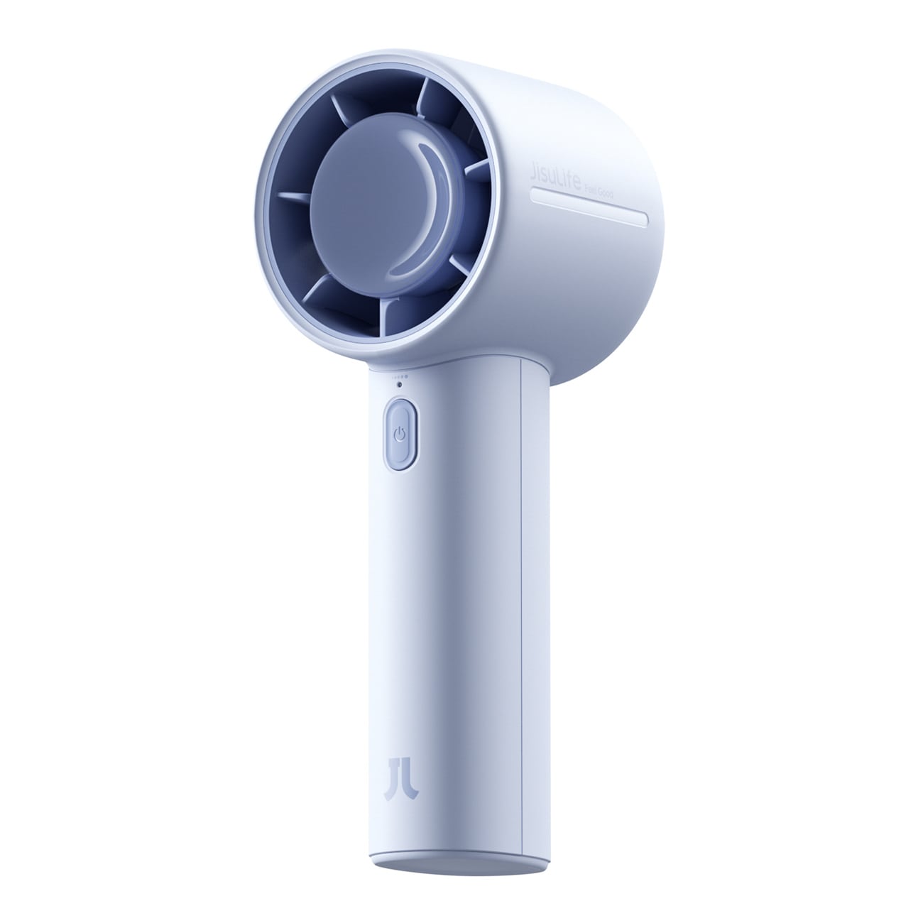 Jisulife håndholdt ventilator 10 4000mAh bærbar USB ventilator - blå