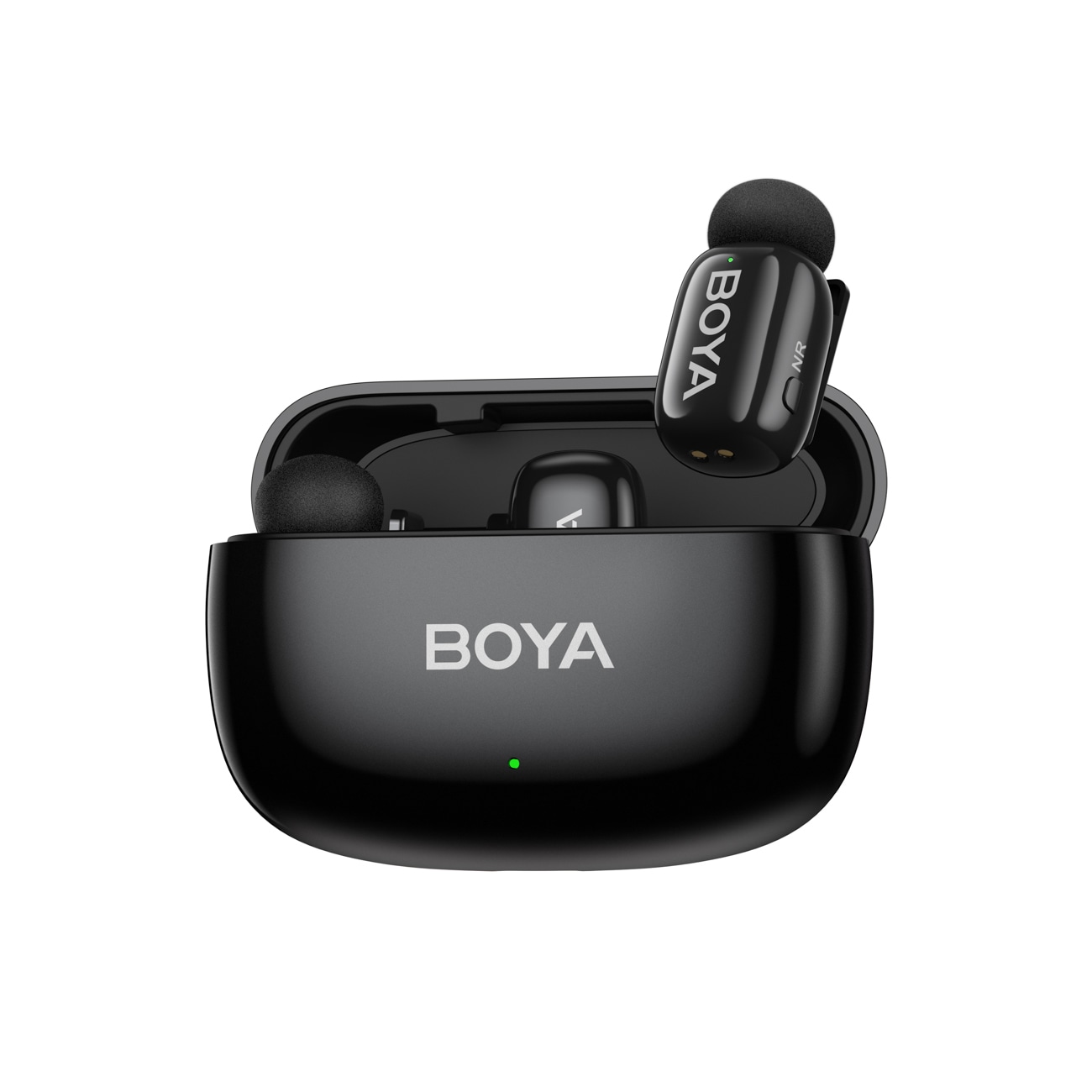BOYA mini 2-02 trådløse mikrofoner 2,4 GHz USB-C - sort