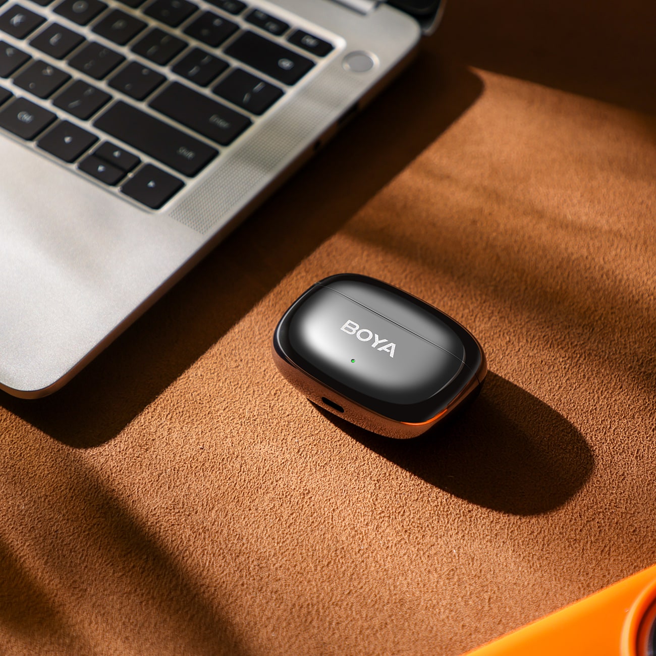 BOYA mini 2-02 trådløse mikrofoner 2,4 GHz USB-C - sort