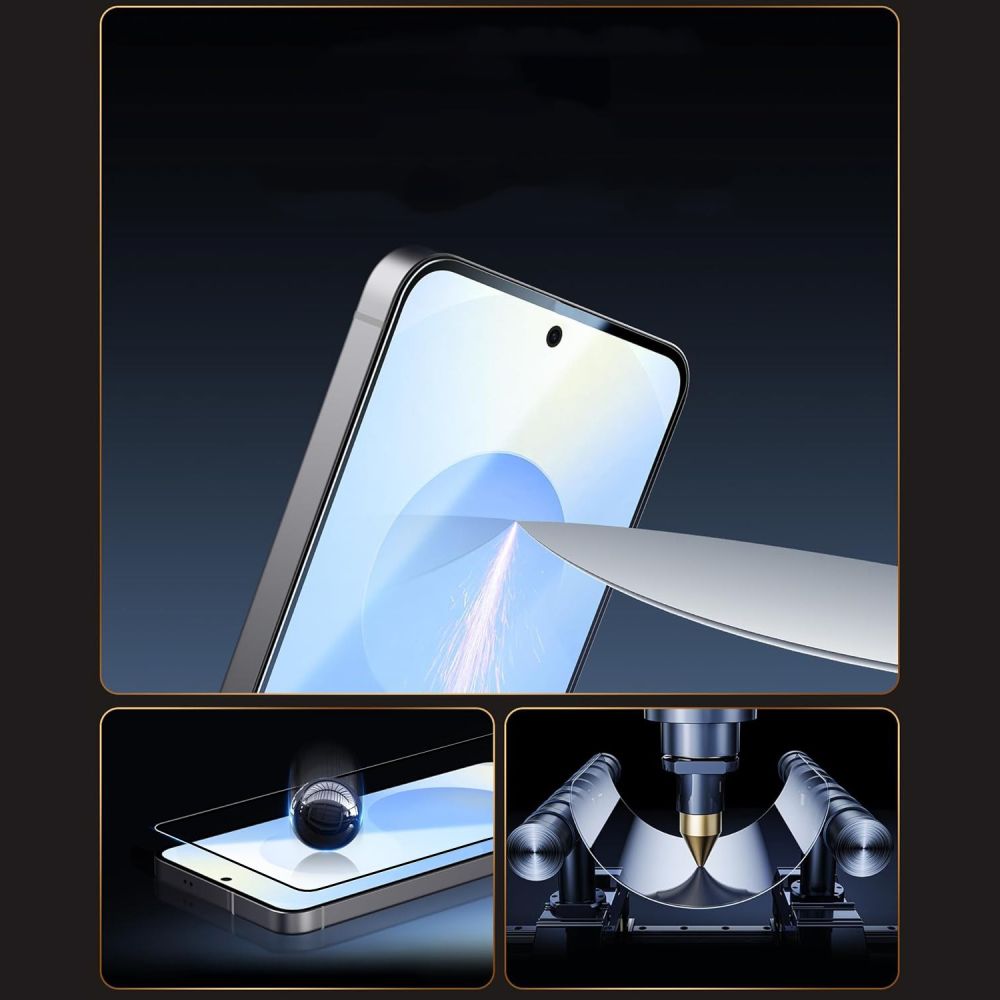 Tech-Protect Easy Set+ 3-Pack hærdet glas til Samsung Galaxy S26 - Sort