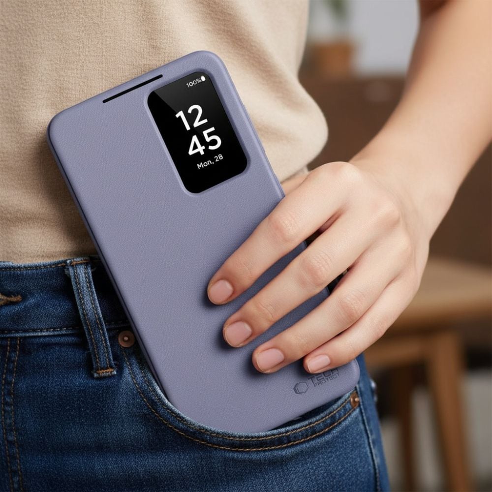Tech-Protect Smart Wallet-etui til Samsung Galaxy A57 5G - Lilla