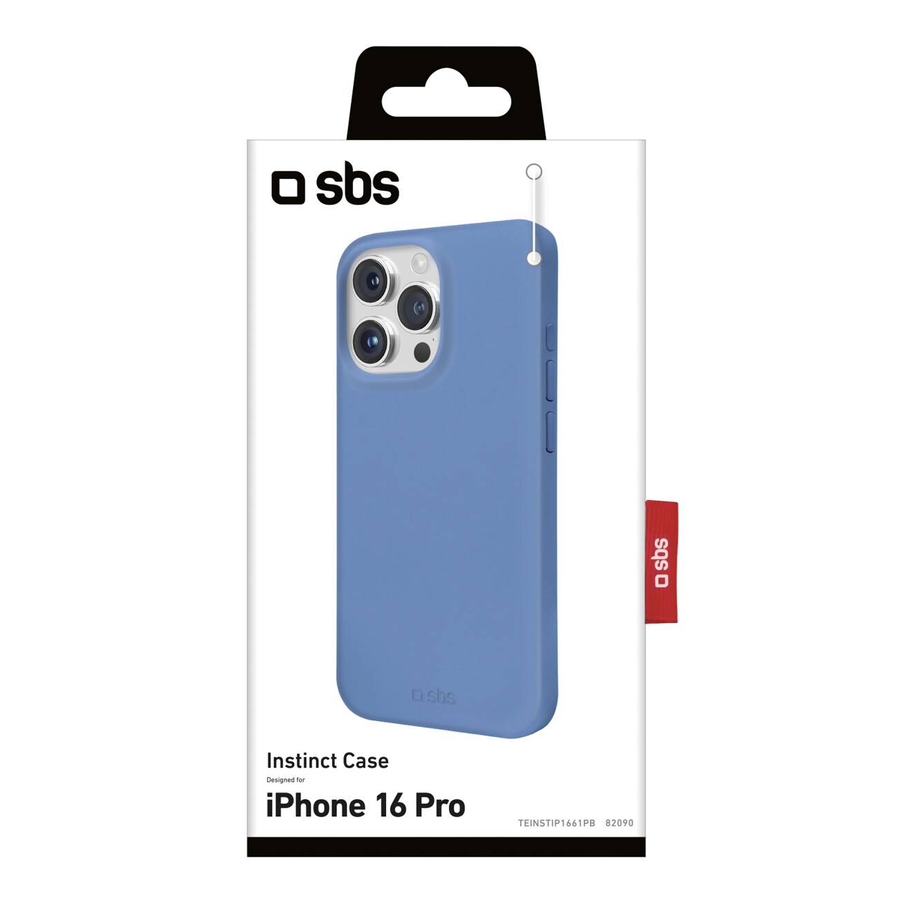 SBS Instinct-etui til iPhone 16 Pro - Blå