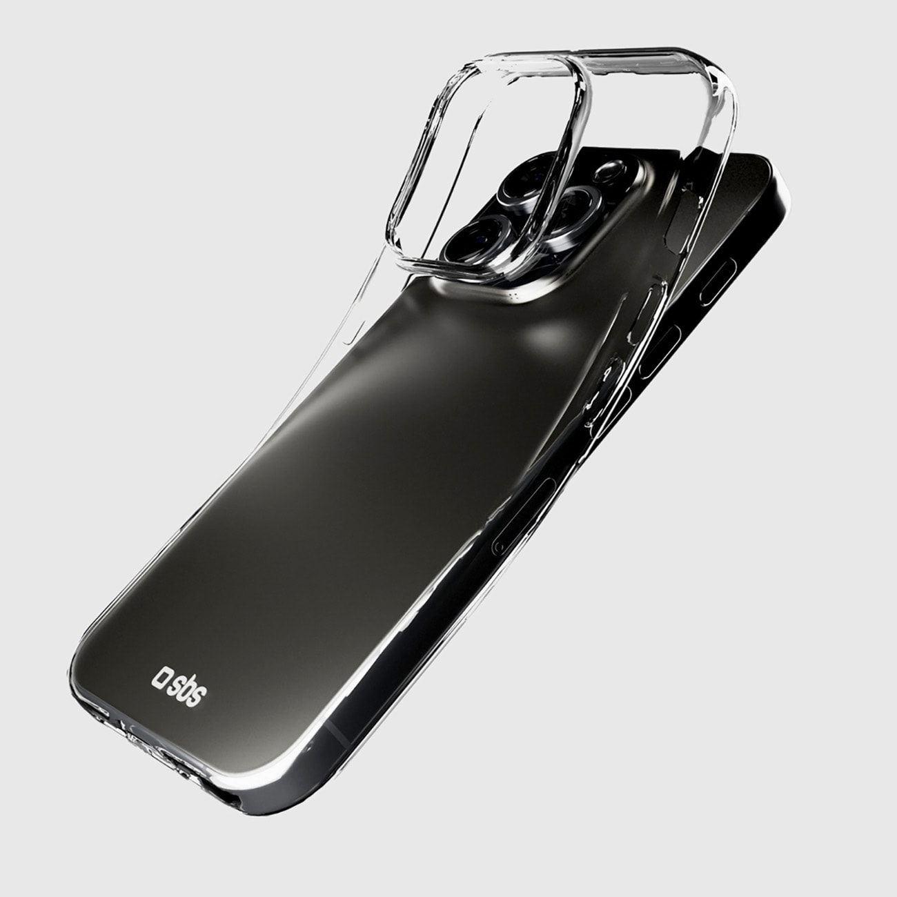 SBS Skinny Cover til iPhone 16 Pro Max - Transparent