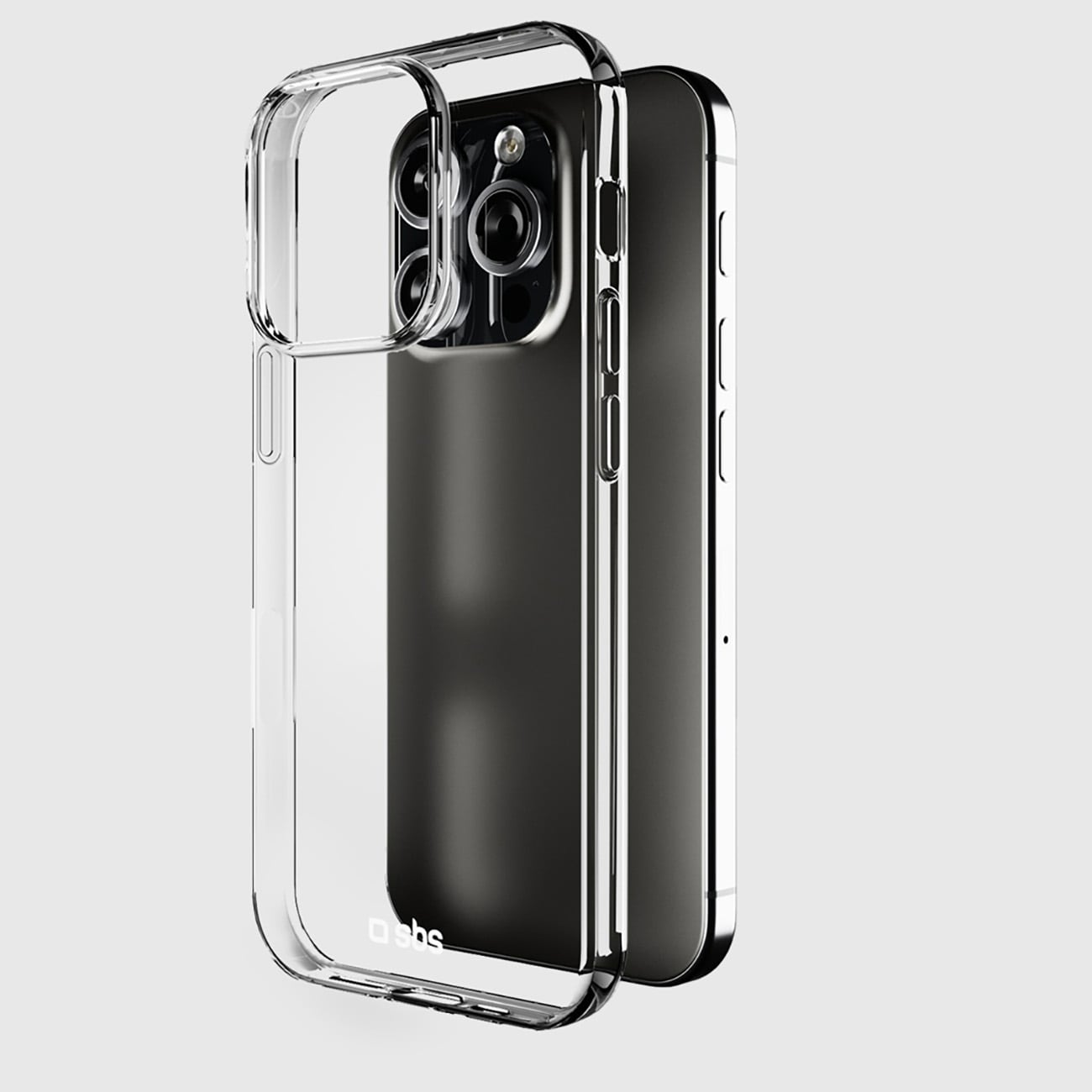 SBS Skinny Cover til iPhone 16 Pro Max - Transparent