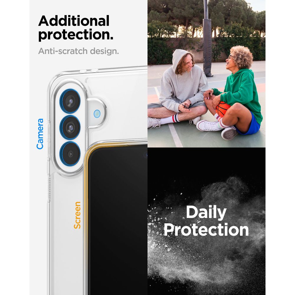 Spigen Ultra Hybrid-etui til Samsung Galaxy A37 5G - Transparent