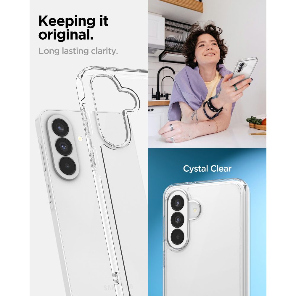 Spigen Ultra Hybrid-etui til Samsung Galaxy A37 5G - Transparent