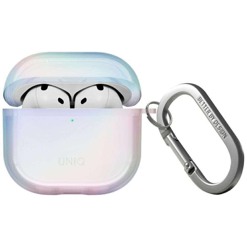 Uniq Iridescia-etui til AirPods 4 Hang Case - holohvid