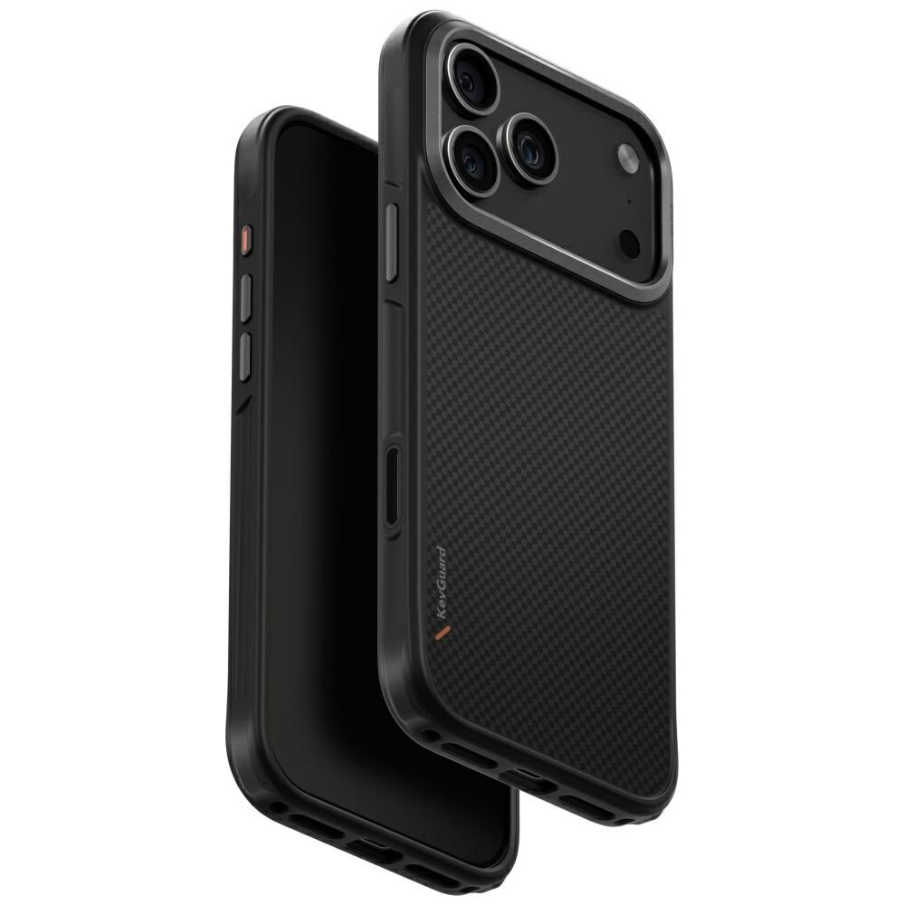 Uniq Keva Magclick opladningsetui til iPhone 17 Pro Max - Sort