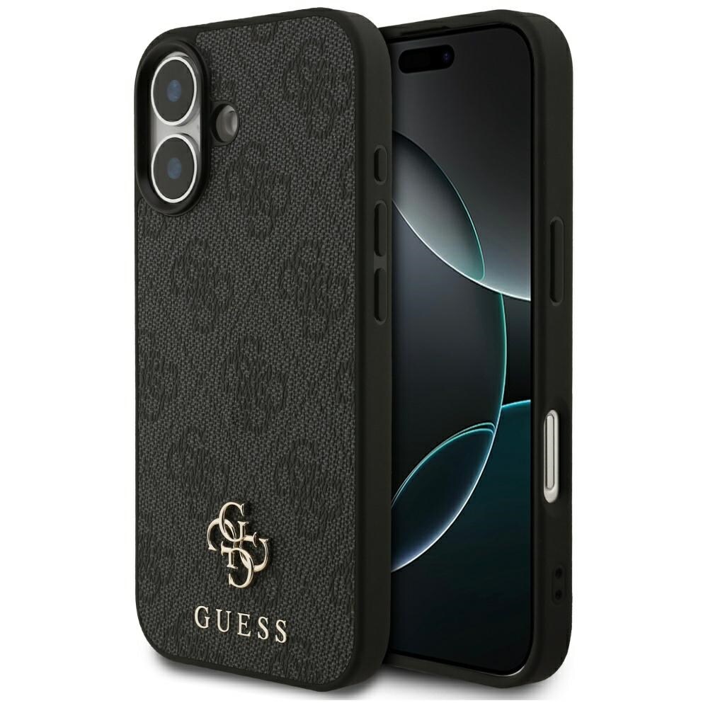 Guess 4G Small Classic Logo MagSafe-etui til iPhone 17 - sort