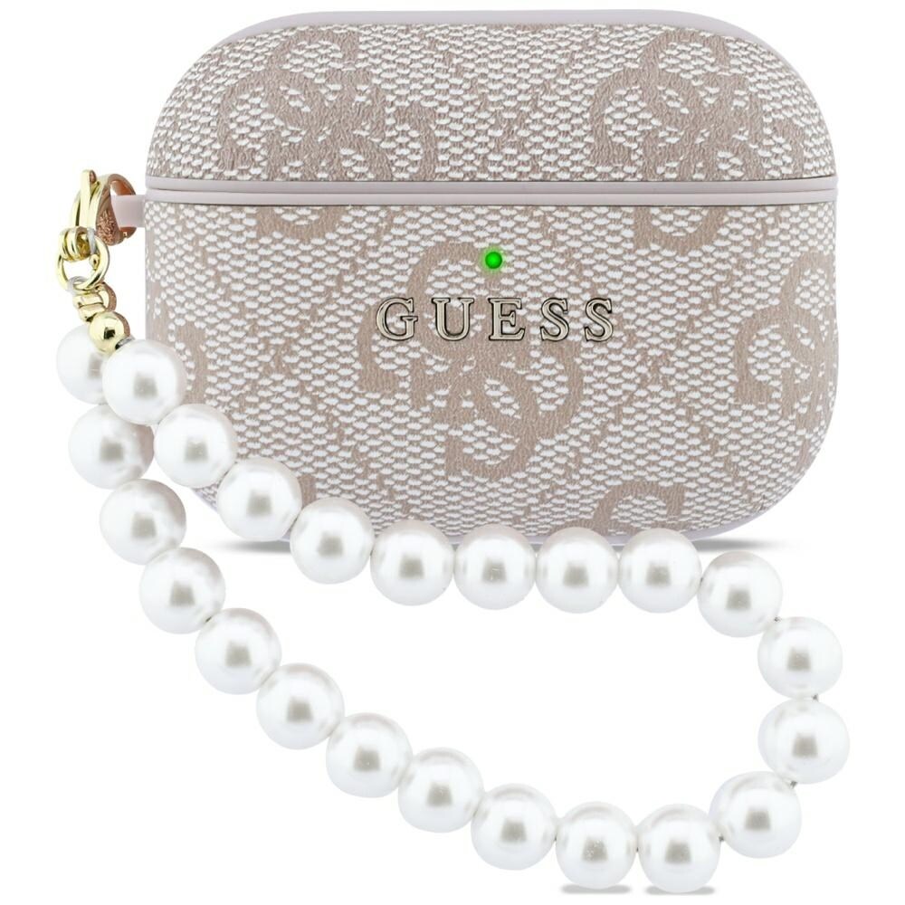 Guess 4G Pearl Strap-etui til AirPods Pro 3 - Pink