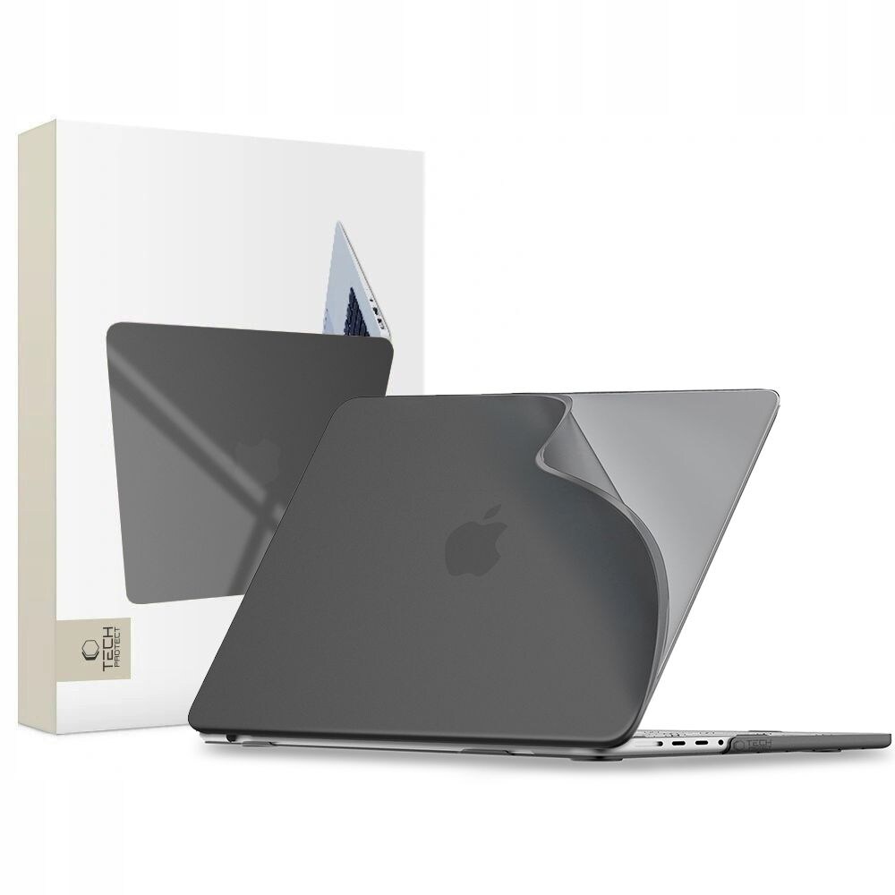Tech-Protect Softshell-etui til MacBook Pro 14" 2021 / 2023 / 2024 / 2025 / 2026 - mat sort