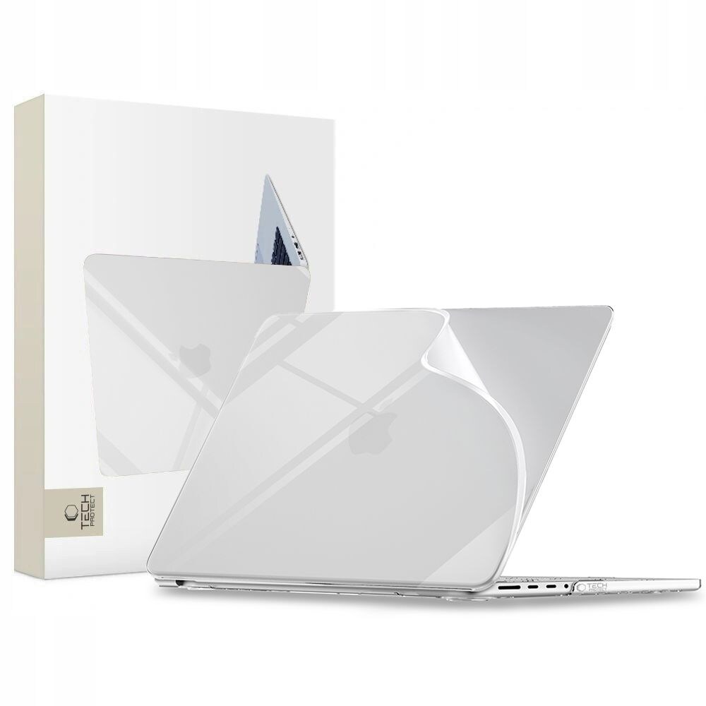 Tech-Protect Softshell-etui til MacBook Pro 14" 2021 / 2023 / 2024 / 2025 / 2026 - Transparent