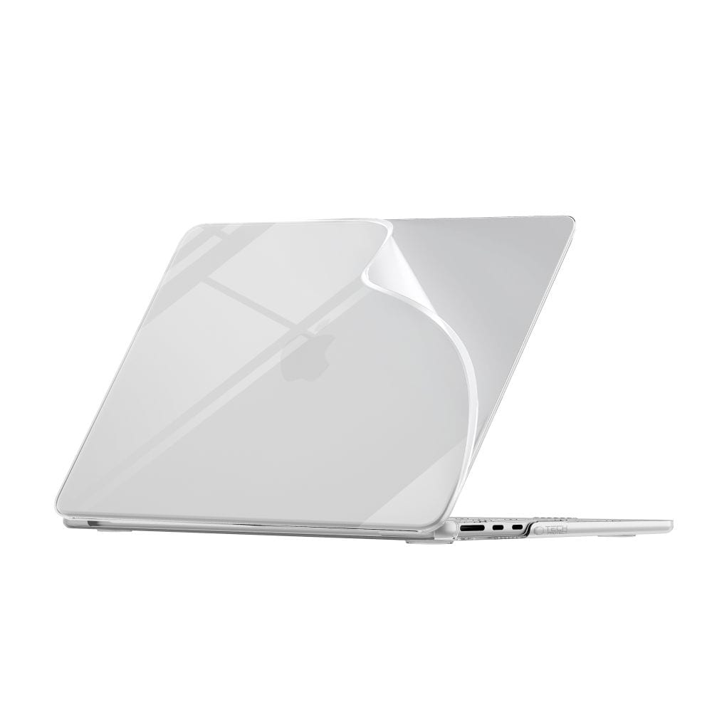 Tech-Protect Softshell-etui til MacBook Air 15" 2023 / 2024 / 2025 / 2026 - Transparent
