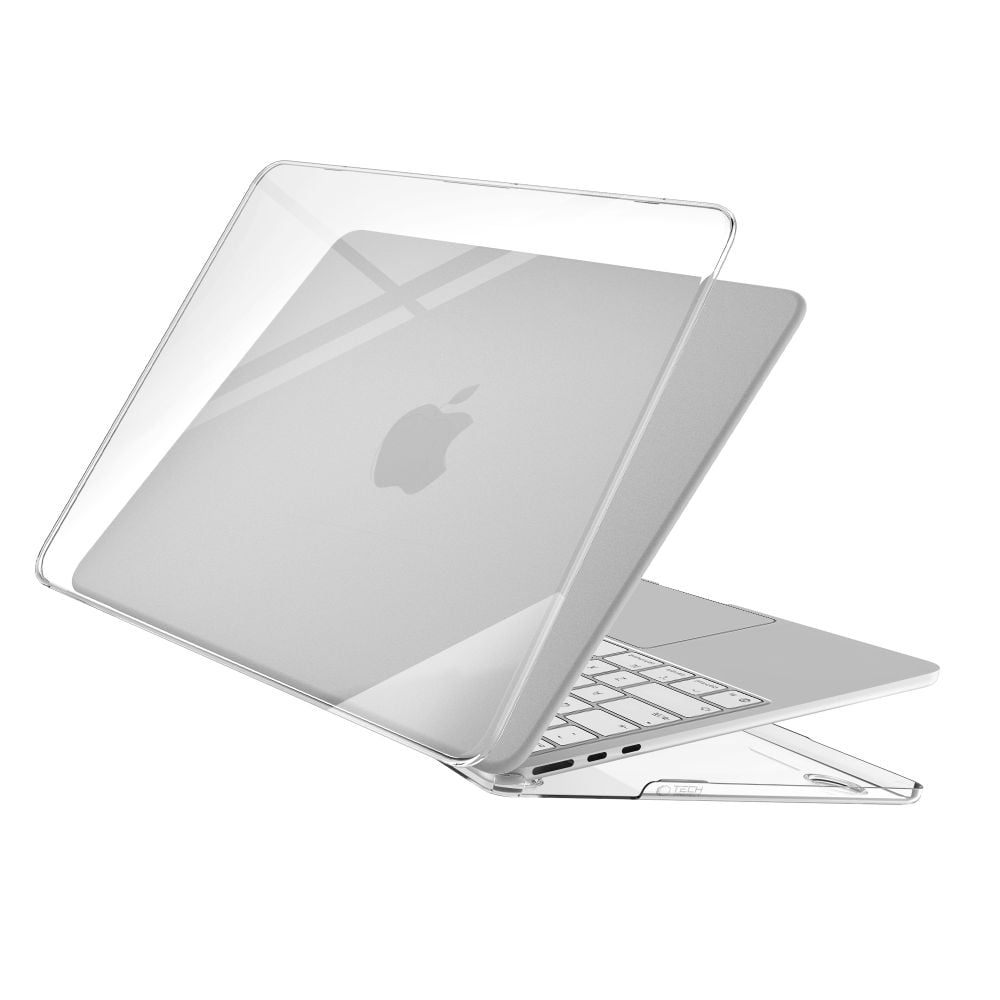 Tech-Protect Softshell-etui til MacBook Air 15" 2023 / 2024 / 2025 / 2026 - Transparent