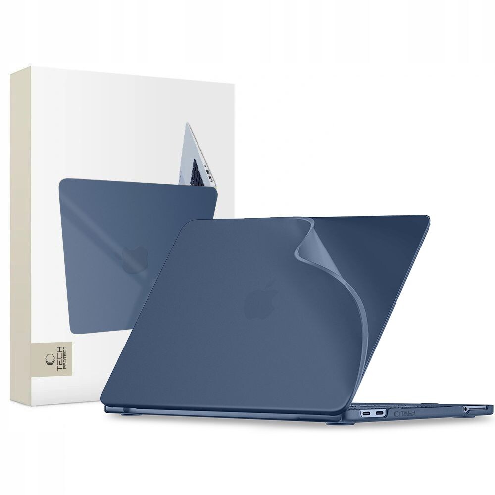 Tech-Protect Softshell-etui til MacBook Neo 13" 2026 - marineblå