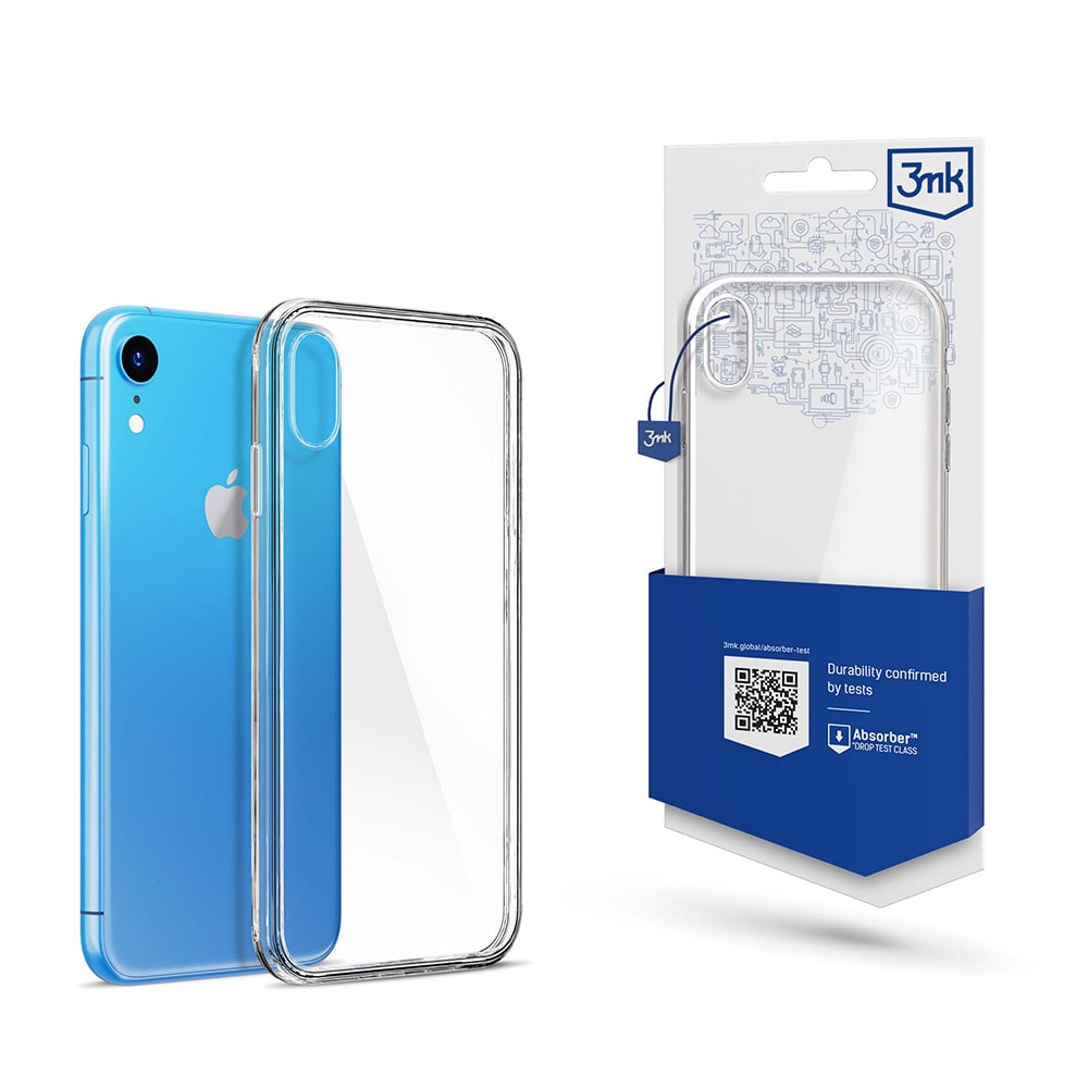 3mk gennemsigtigt cover til iPhone XR – gennemsigtigt