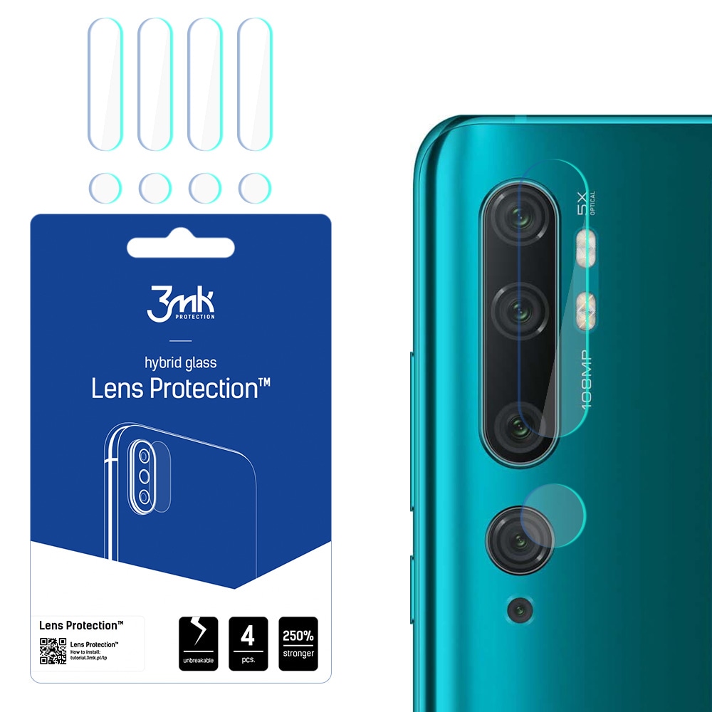 3mk Lens Protection™ hybridkamerafilm til Xiaomi Mi Note 10