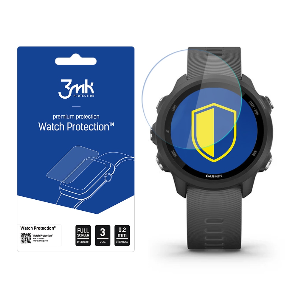3mk Watch Protection™ v. FlexibleGlass hybridglas til Garmin Forerunner 245