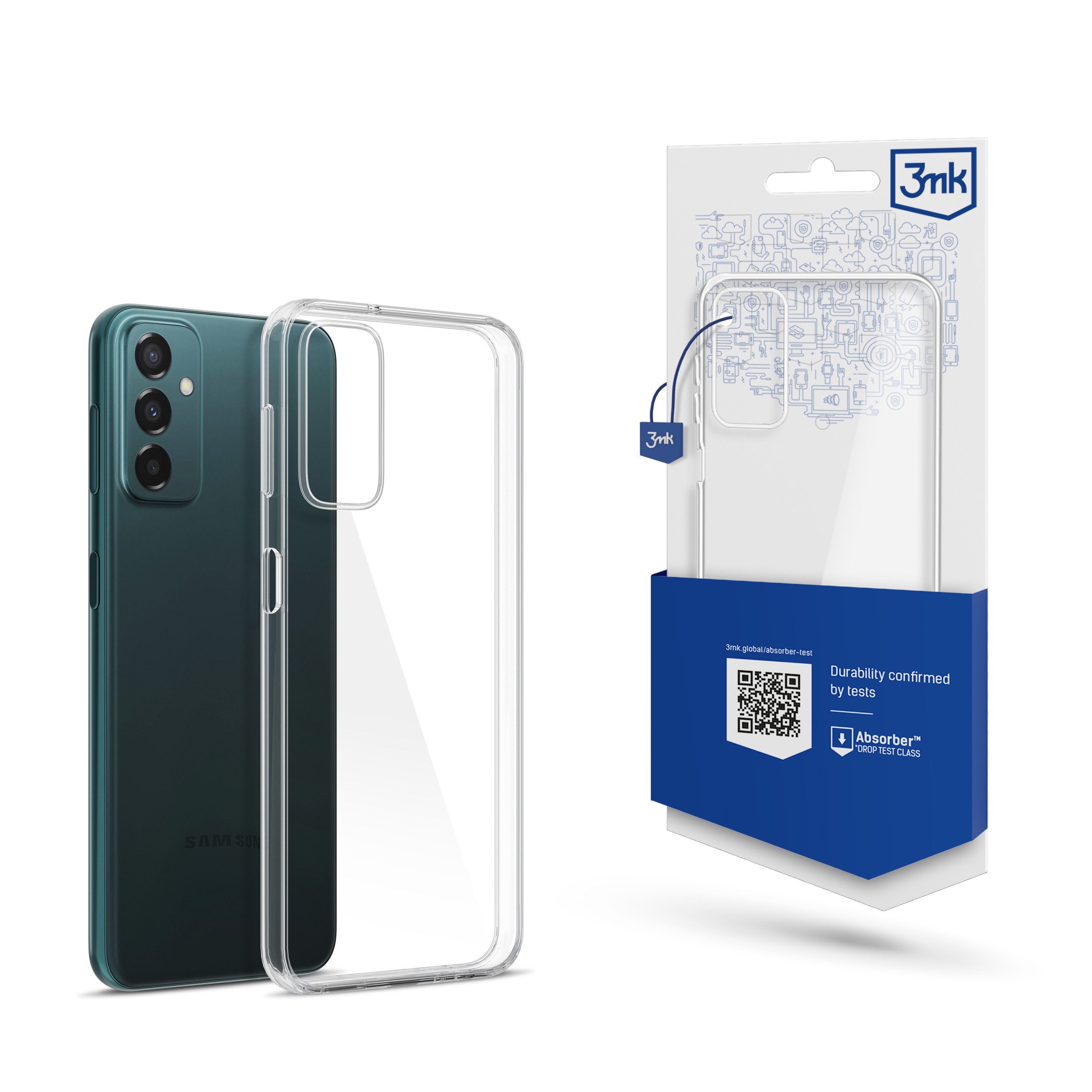 3mk gennemsigtigt cover til Samsung Galaxy M23 5G – gennemsigtigt