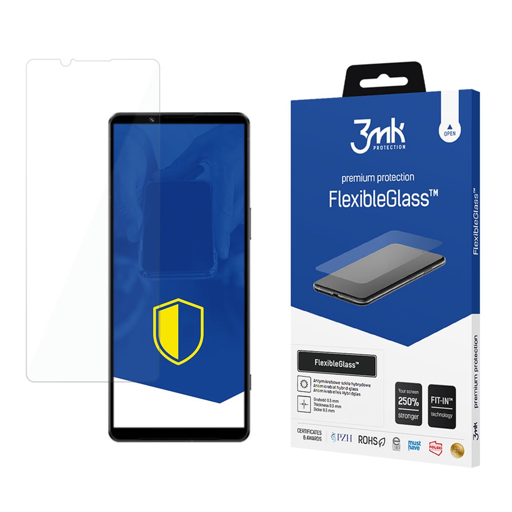 3mk FlexibleGlass™ hybridglas til Sony Xperia 1 IV