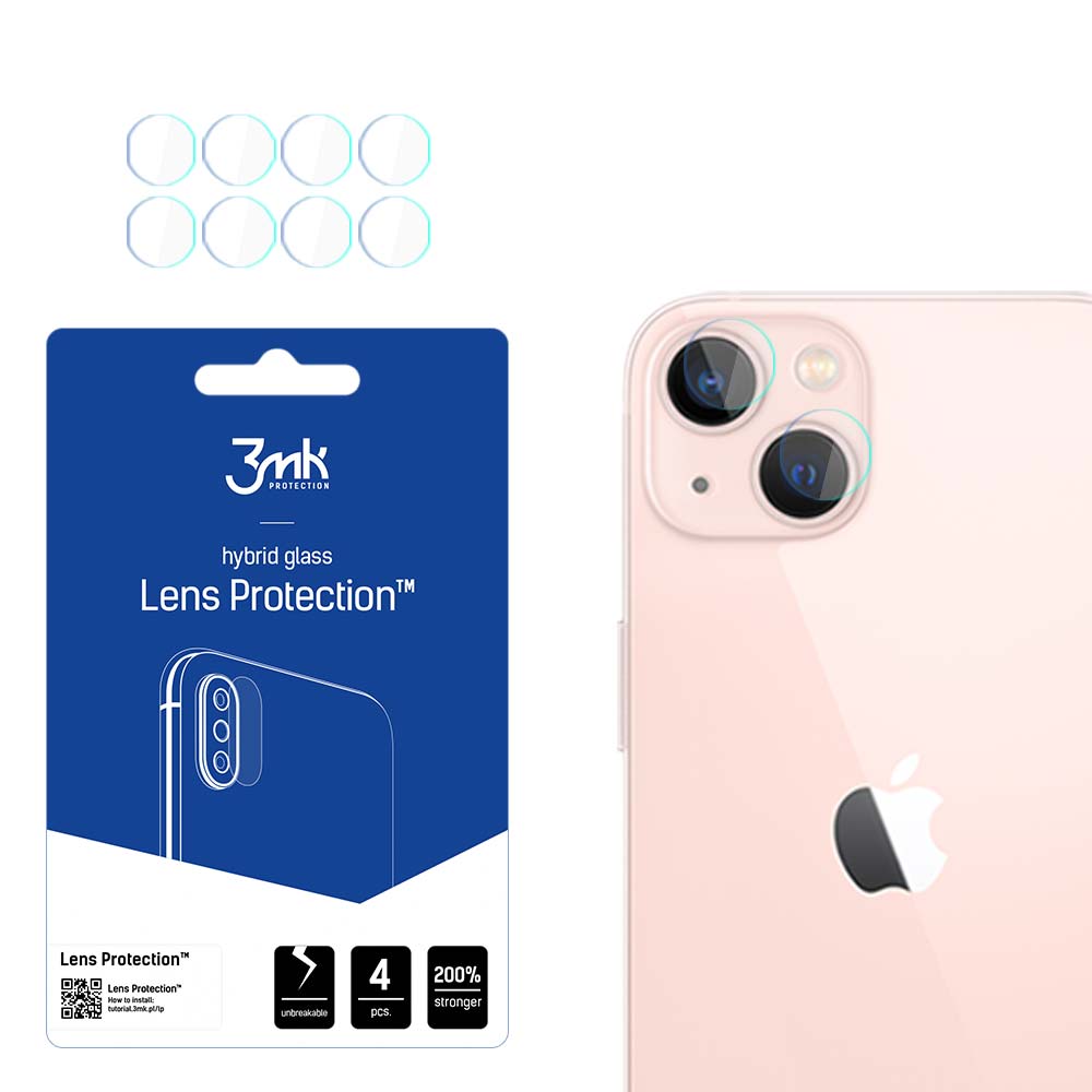 Kameraglas til iPhone 14 7H til 3mk Lens Protection-serien
