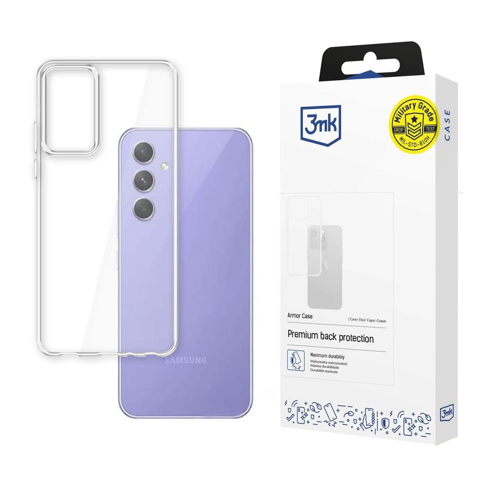 Etui til Samsung Galaxy A54 5G fra 3mk Armor Case-serien – gennemsigtigt